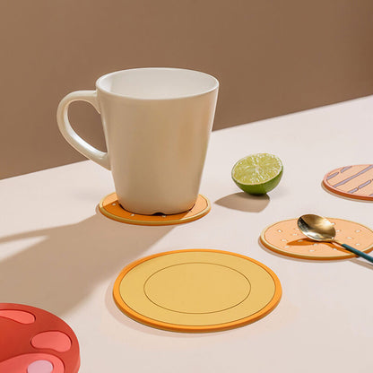 Avelena | Kreatives Hamburger-Form Untersetzer-Set