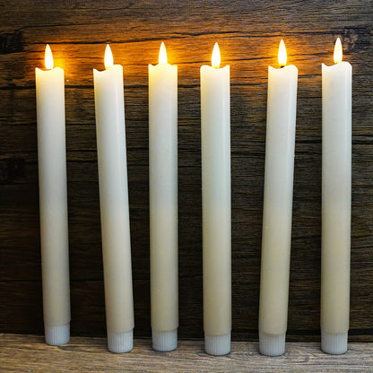 Avelena | CandleLuxe – 6 LED Stabkerzen mit Fernbedienung für luxuriöse Veranstaltungsbeleuchtung