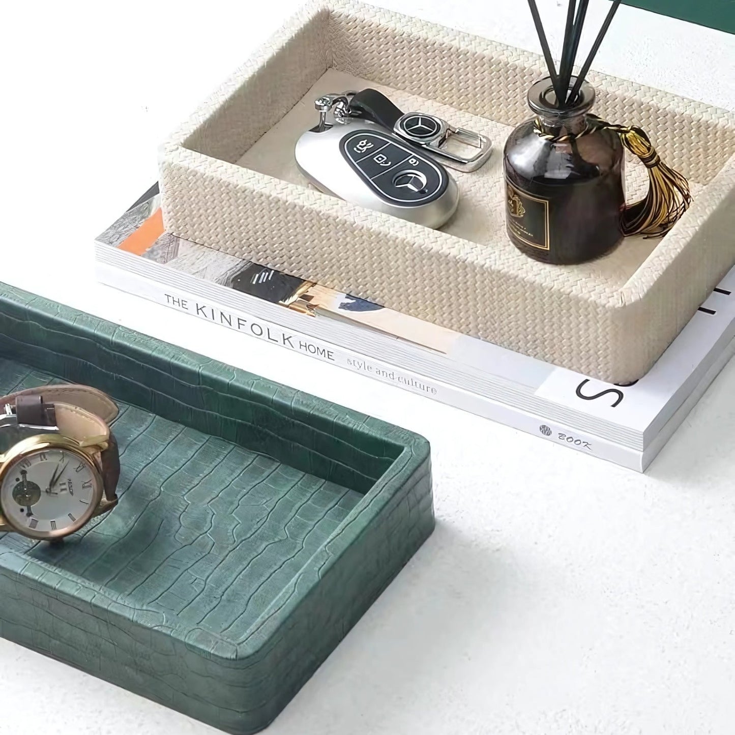 Avelena | Croc Luxe Organizer Tray Box