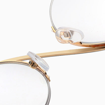 Avelena | Cross Halbrand Runde Brille 95929