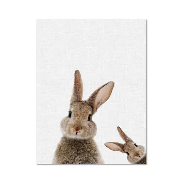 Avelena | Schöne Hasenfotos Fotografie Poster Wandkunst Fine Art Leinwanddruck Baby Tierbilder für Kinderzimmer Wanddekoration