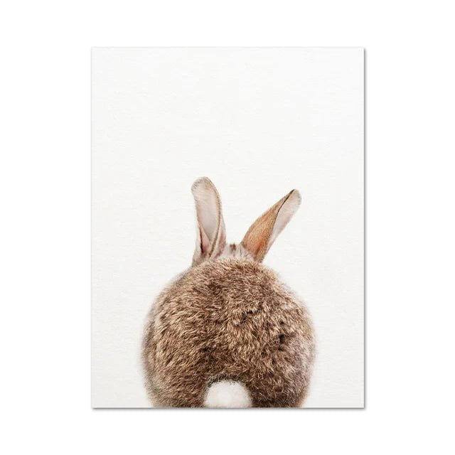 Avelena | Schöne Hasenfotos Fotografie Poster Wandkunst Fine Art Leinwanddruck Baby Tierbilder für Kinderzimmer Wanddekoration