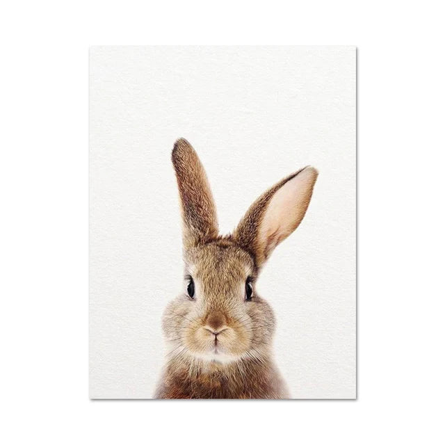 Avelena | Schöne Hasenfotos Fotografie Poster Wandkunst Fine Art Leinwanddruck Baby Tierbilder für Kinderzimmer Wanddekoration