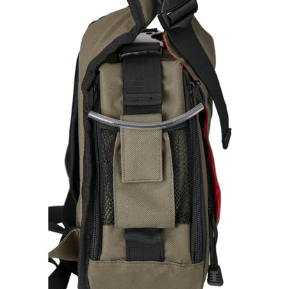 Avelena | CADEN Dreieckige Tscope Sling Schulter Kreuz Digitalkamera Taschen Etui Soft Bag mit Regenschutz für Canon Nikon Sony K1, Größe: 36*31*15cm (Armeegrün)