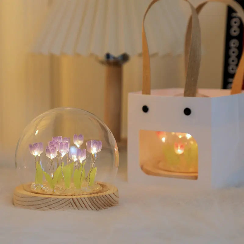 Avelena | DIY Glas Tulpen Globus Lampe