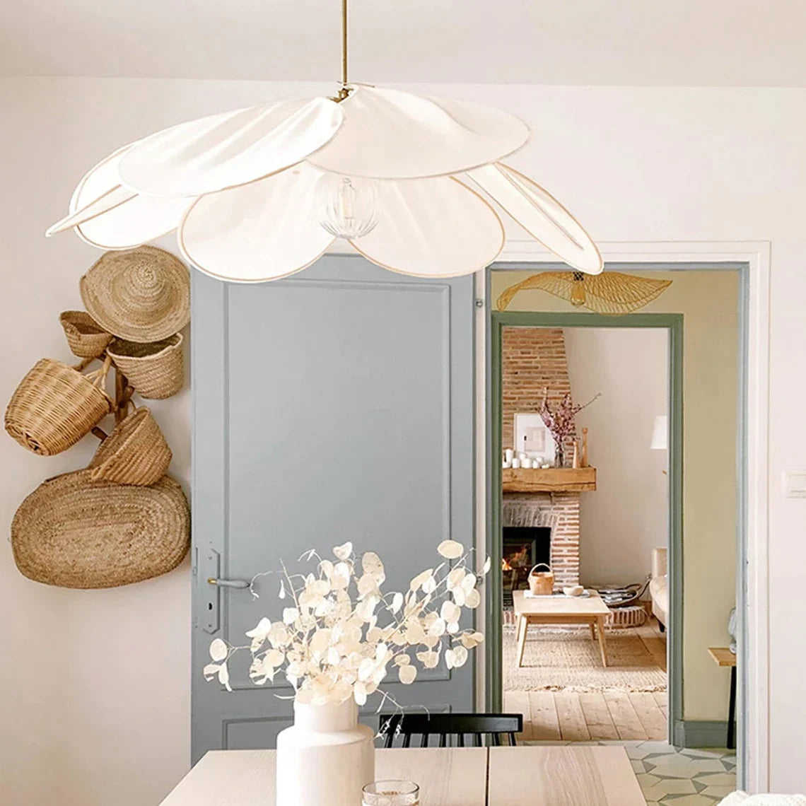 Avelena | Nordischer Spleiß-Kronleuchter für das Wohnzimmer