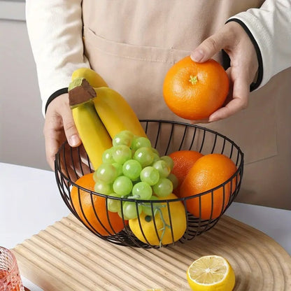 Avelena | Dekoratives rundes Eisen Obsttablett