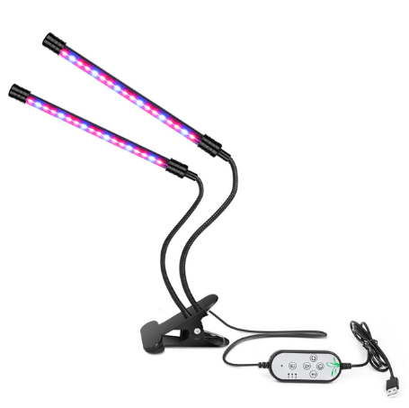 Avelena | USB Led Pflanzenwachstumslicht Vollspektrum Fitolampe Mit Steuerung Für Pflanzen Sämlinge