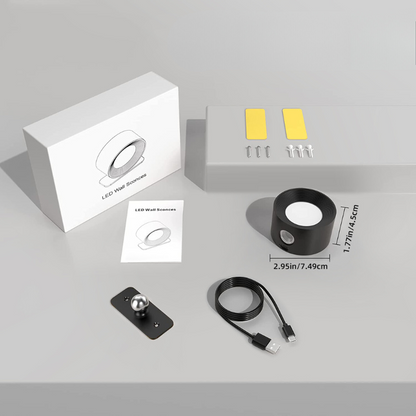 Avelena | TouchGlow berührungsgesteuertes Stimmungslicht | Einstellbare Helligkeit & drei Farbtemperaturen für personalisierte Atmosphäre