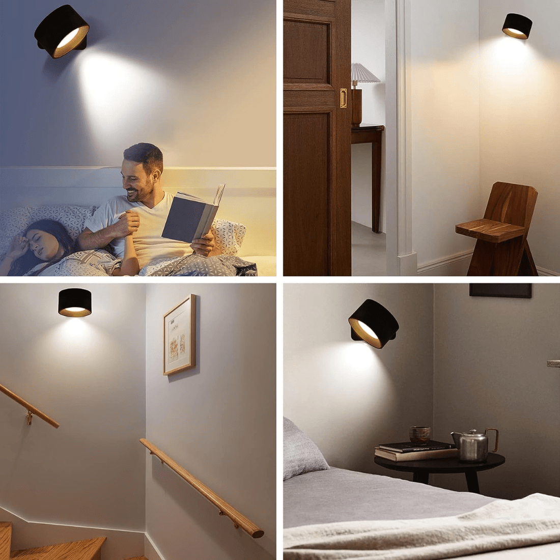 Avelena | Versalampe | Kabellose Wandleuchte mit Flexiblem Design
