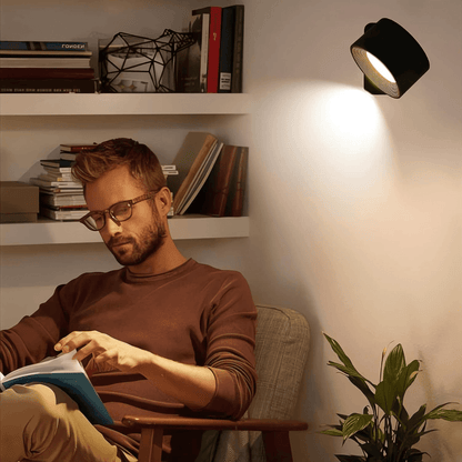 Avelena | 360° kabelloses wiederaufladbares Wandlicht | Vielseitige LED-Beleuchtungslösung