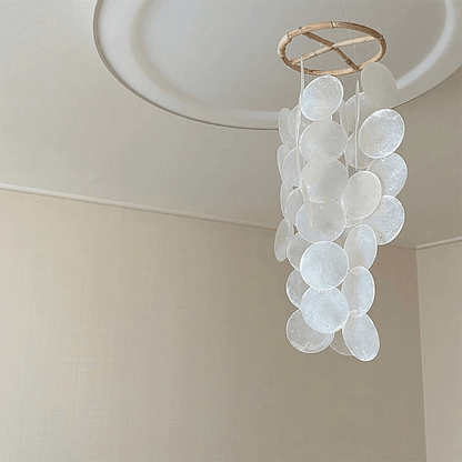 Avelena | ShellDreams Handgefertigtes Babyzimmer Windspiel | Muschel-Mobile | Beruhigende Klänge