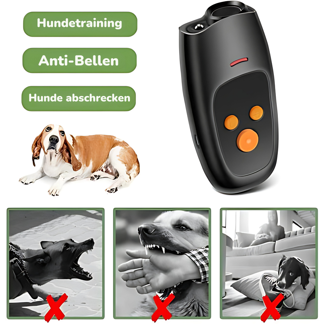Avelena | Ultraschall Hund Anti-Bell Gerät Effektives Training für Ruhe und Harmonie!