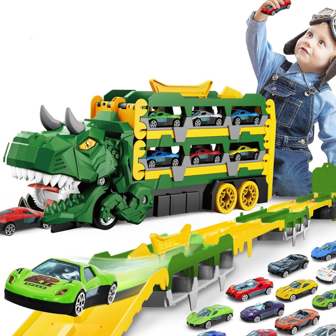 Avelena | Dinosaur Car Carrier Truck Toy Cars