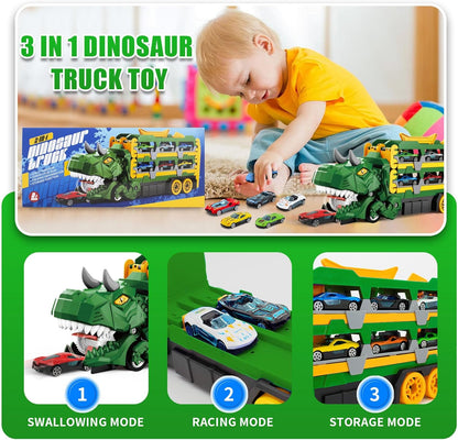 Avelena | Dinosaur Car Carrier Truck Toy Cars