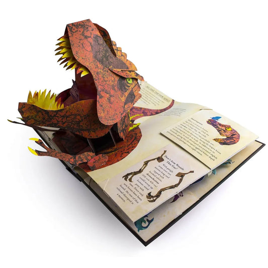 Avelena | 3D Pop-Up-Buch Dinosaurier | Interaktives Kinderbuch | Lehrreich & Spannend