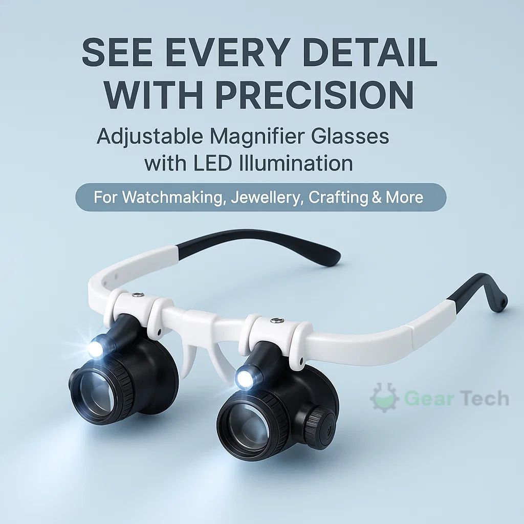 Avelena | Celestara™ | LED-beleuchtete Präzisionslupe mit einstellbarer Helligkeit | Ideal zum Lesen, für Hobbys und detaillierte Arbeiten