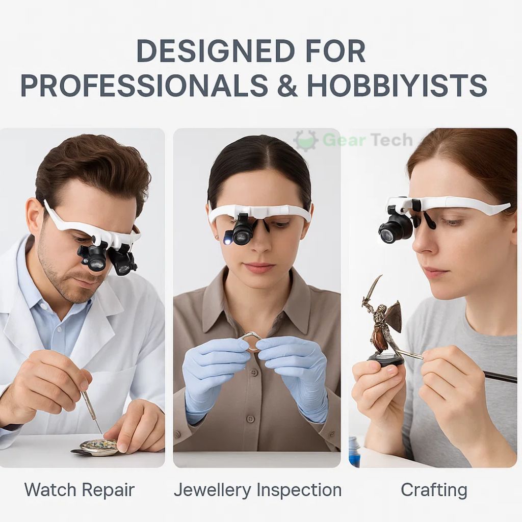 Avelena | Celestara™ | LED-beleuchtete Präzisionslupe mit einstellbarer Helligkeit | Ideal zum Lesen, für Hobbys und detaillierte Arbeiten