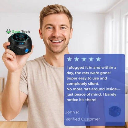 Avelena | Plug-In Ultraschall Rattenvertreiber | Chemiefrei. Leise & Abdeckung für bis zu 3200 Quadratfuß für den Innen- und Außenbereich.