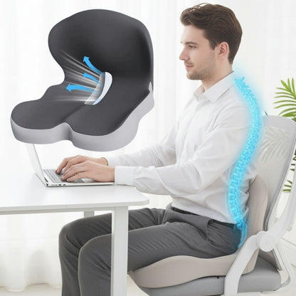Avelena | All-in-One Orthopedic Memory Foam Seat Cushion - Cushion for Seat and Back for Pain Relief and Comfort