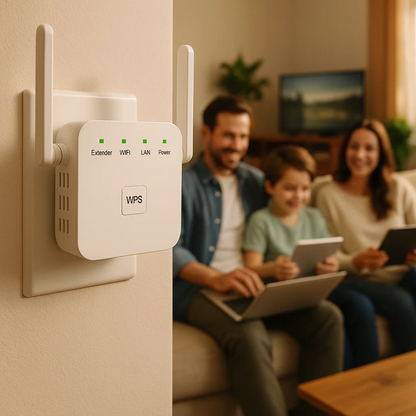Avelena | WiFiBoost | Top WiFi Extender für schnellere, stärkere Verbindung