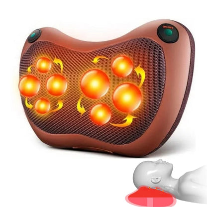Avelena | Beheiztes Nacken- und Rückenmassagekissen | Muskelentspannung & Schmerzlinderung