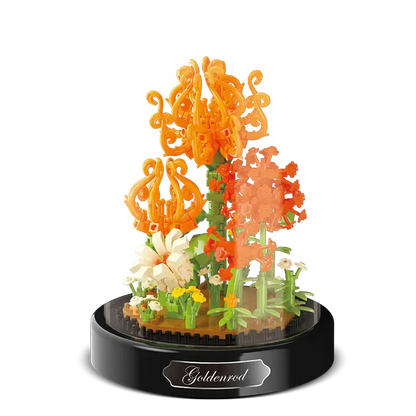 Avelena | BloomBrick DIY Mikro Blumen Bausteine | Mini Ziegel Puzzle | Heimdekoration & Geschenkidee für Kinder