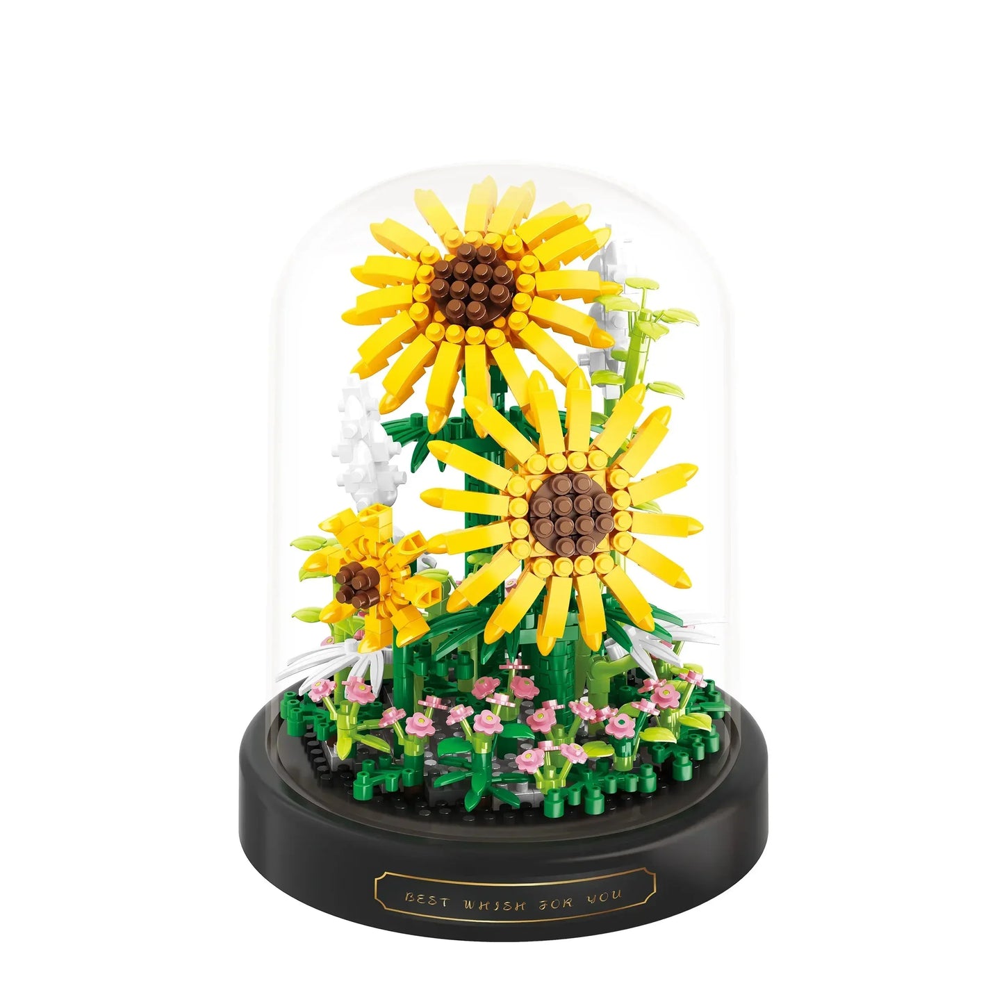 Avelena | BloomBrick DIY Mikro Blumen Bausteine | Mini Ziegel Puzzle | Heimdekoration & Geschenkidee für Kinder