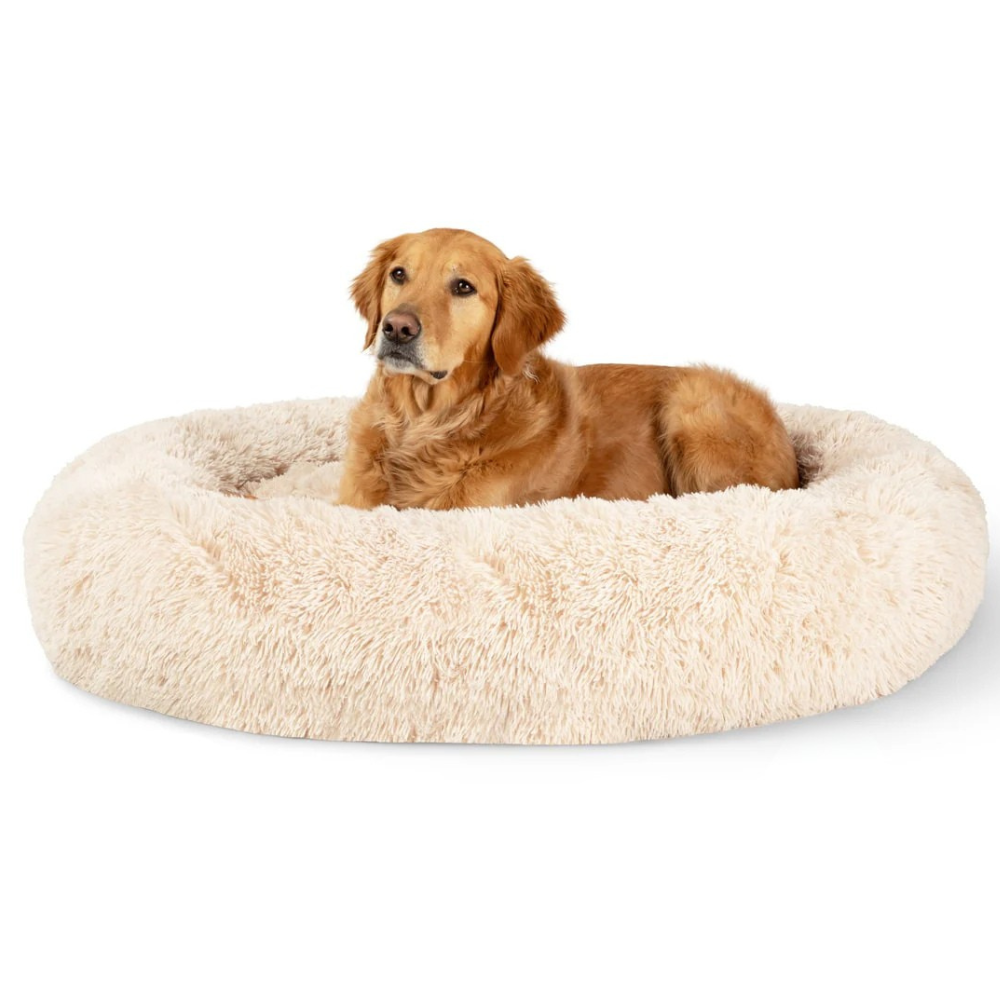 Avelena | Dog Calming Bed Soft Plush Anxiety Relief Pet Cushion