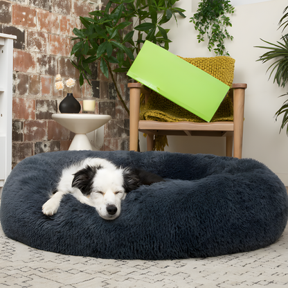 Avelena | Dog Calming Bed Soft Plush Anxiety Relief Pet Cushion