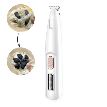 Avelena | Dog Paw Trimmer Quiet Electric Grooming Clipper LED Precision Tool
