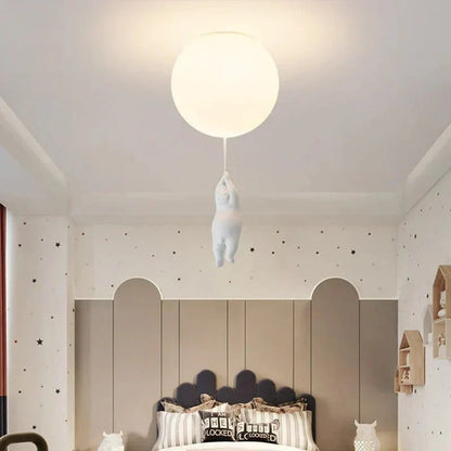 Avelena | DreamyBear Lampe - Kinder-Deckenlampe mit Bär und Ballon