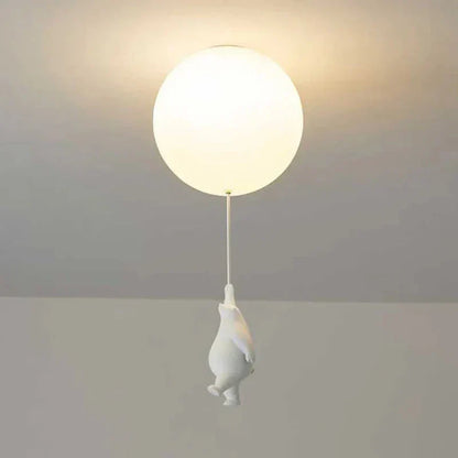 Avelena | DreamyBear Lampe - Kinder-Deckenlampe mit Bär und Ballon