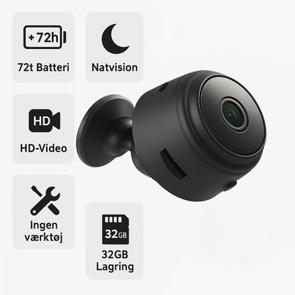 Avelena | DriveCam | Drahtloses HD-Rückfahrkamera mit 32GB SD-Karte