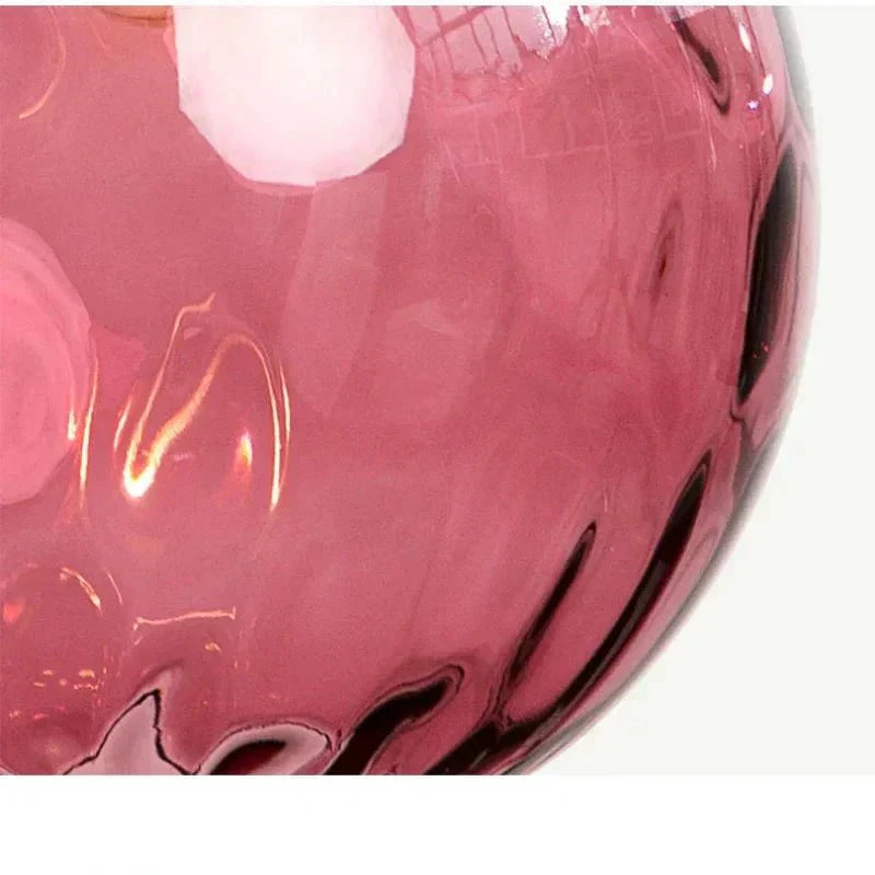 Avelena | Glasora Hängeleuchte - Transparente Glaskugel mit LED-Beleuchtung