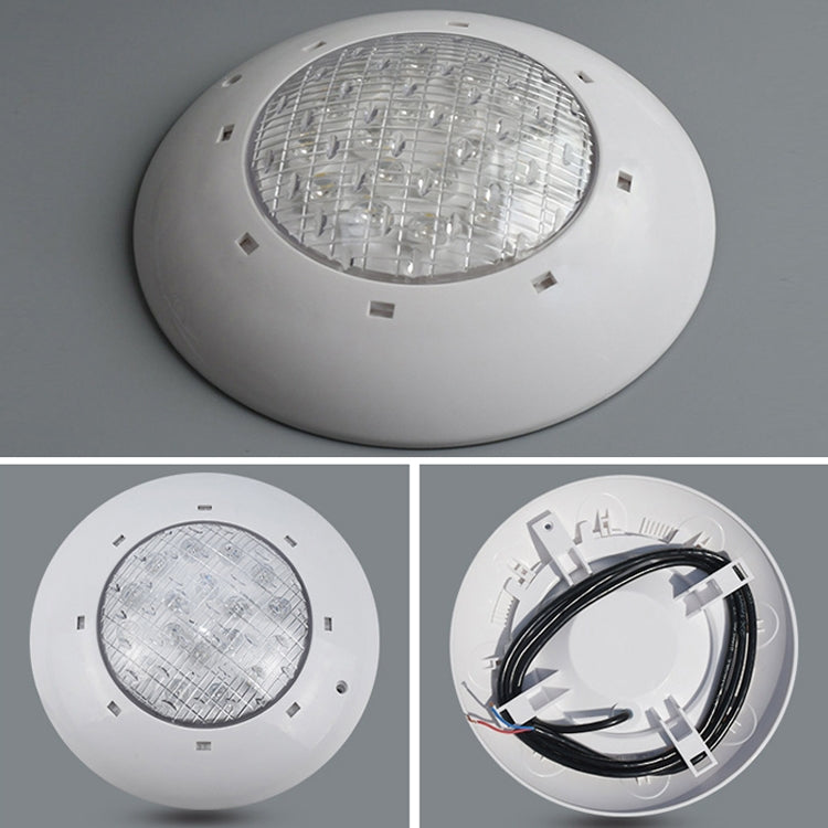 Avelena | 18x3W ABS Kunststoff Schwimmbad Wandlampe Unterwasserlicht (Weiß)