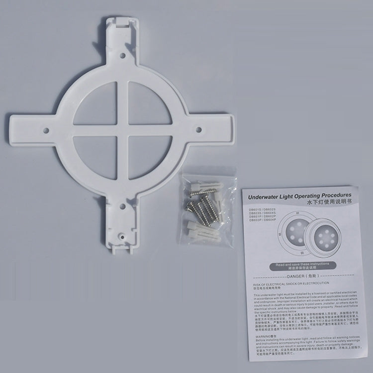 Avelena | 18x3W ABS Kunststoff Schwimmbad Wandlampe Unterwasserlicht (Weiß)