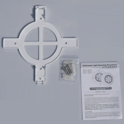 Avelena | 18x3W ABS Kunststoff Schwimmbad Wandlampe Unterwasserlicht (Weiß)