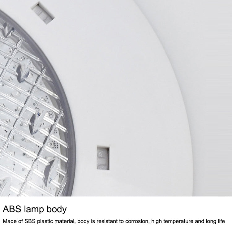 Avelena | 18x3W ABS Kunststoff Schwimmbad Wandlampe Unterwasserlicht (Weiß)