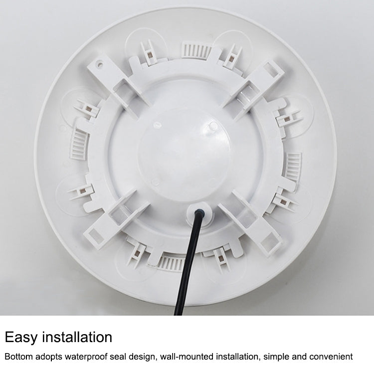 Avelena | 18x3W ABS Kunststoff Schwimmbad Wandlampe Unterwasserlicht (Weiß)