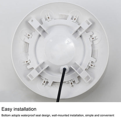 Avelena | 18x3W ABS Kunststoff Schwimmbad Wandlampe Unterwasserlicht (Weiß)