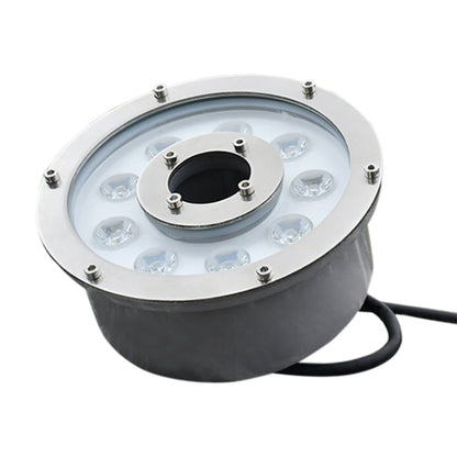 Avelena | 6W Landschaft Farbwechselnd Ring LED Aluminiumlegierung Unterwasser Springbrunnen Licht (Farbwechselnd)