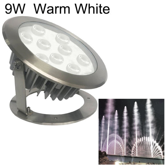 Avelena | 9W Quadrat Park Landschaft LED Unterwasserlicht Poollicht (Warmweißes Licht)