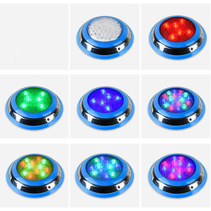 Avelena | 18W LED Edelstahl Wandmontierte Poollicht Landschaft Unterwasserlicht (Buntes Licht)