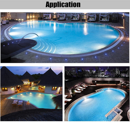 Avelena | 18W LED Edelstahl Wandmontierte Poollicht Landschaft Unterwasserlicht (Buntes Licht)