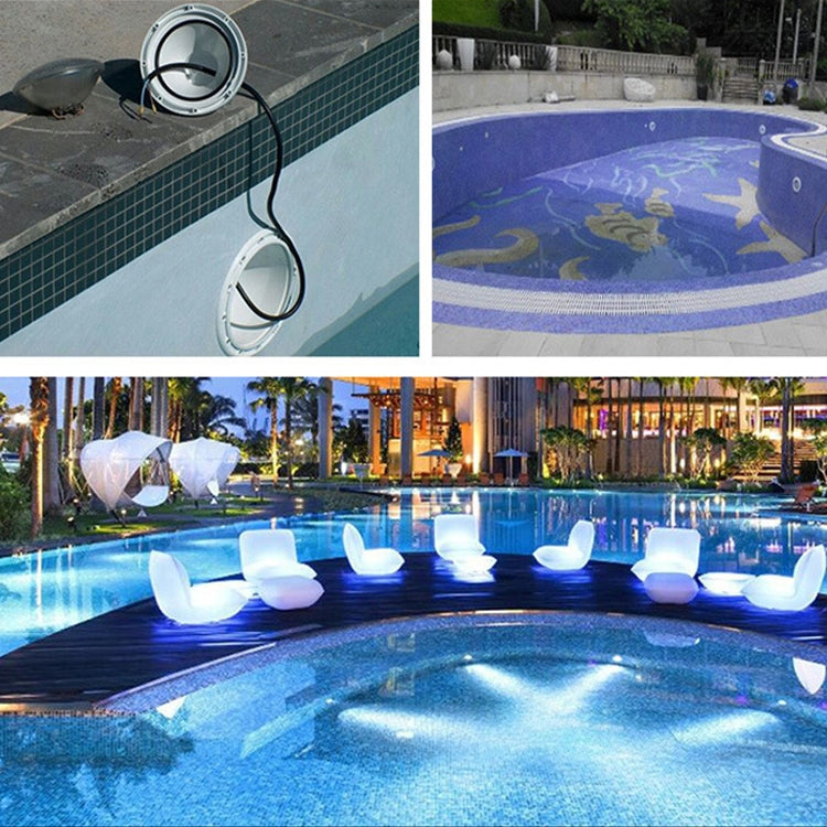 Avelena | 18W LED Einbau Schwimmbadlicht Unterwasserlichtquelle (Warmes Weißes Licht)