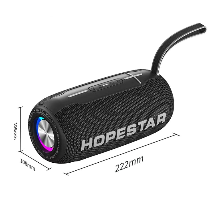 Avelena | HOPESTAR H49 RGB Licht TWS Wasserdicht Wireless Bluetooth Lautsprecher (Rot)