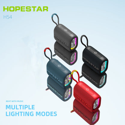 Avelena | HOPESTAR H54 RGB Licht TWS Wasserdicht Tragbarer Bluetooth Lautsprecher (Blau)