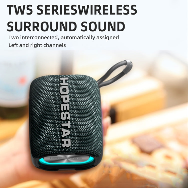 Avelena | HOPESTAR H54 RGB Licht TWS Wasserdicht Tragbarer Bluetooth Lautsprecher (Blau)