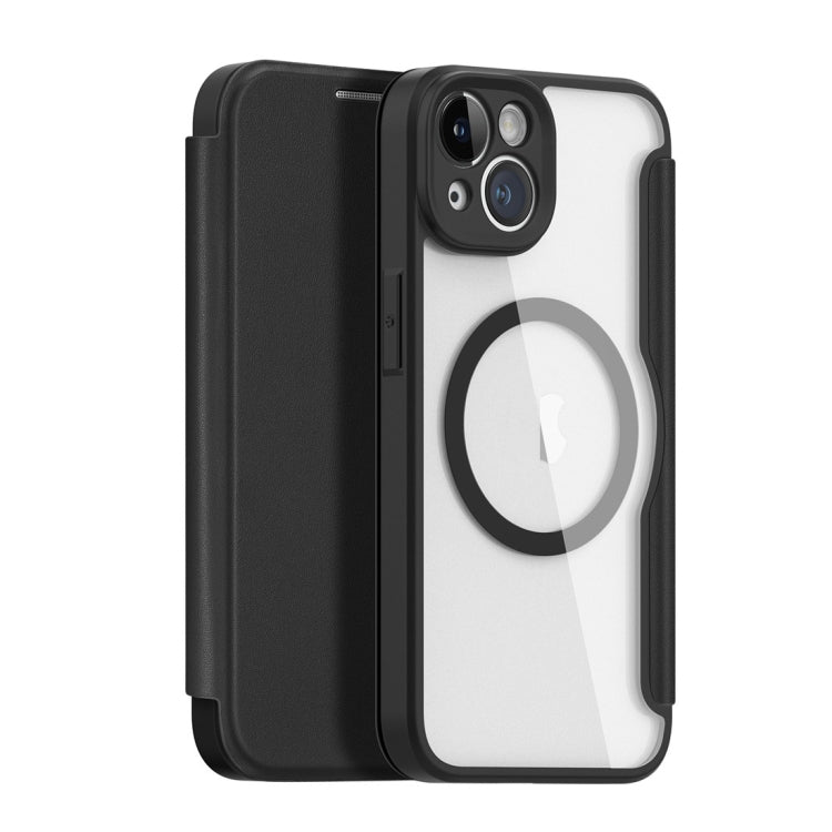 Avelena | Iphone 14 / Iphone 13 Dux Ducis Skin X Pro Series Magsafe Pc + Tpu Telefon Lederhülle - Schwarz